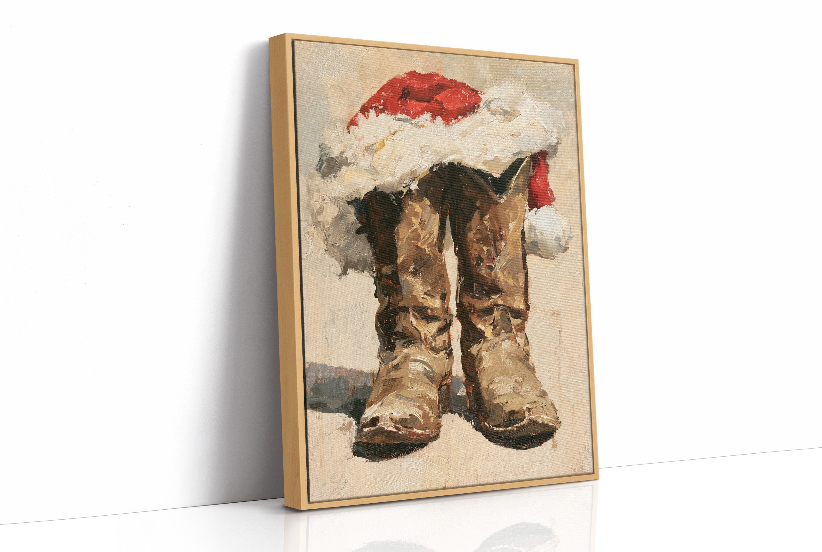 Boots Under the Mistletoe