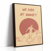 Desert Horses Chase Golden Hours