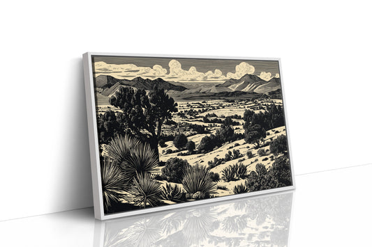 Desert Plains Dance With Mountains