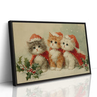 Three Kittens Share Christmas Magic