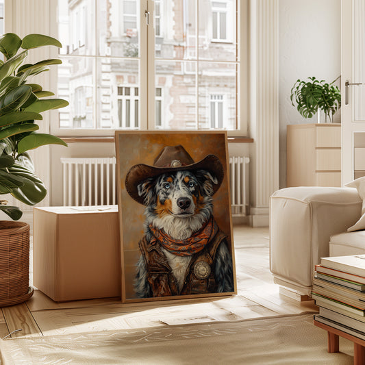 Australian Shepard Sheriff of the Painted Plains