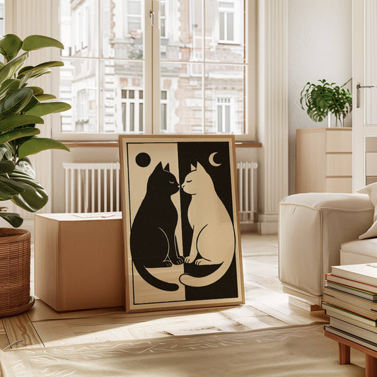 Day Meets Night Through Feline Eyes