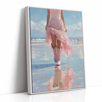 Pink Skirt, Mirrored Tide