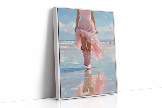 Pink Skirt, Mirrored Tide