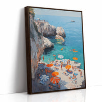 Summer Floats Along Mediterranean Cliffs