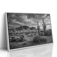 Saguaros Dance Under Storm Clouds