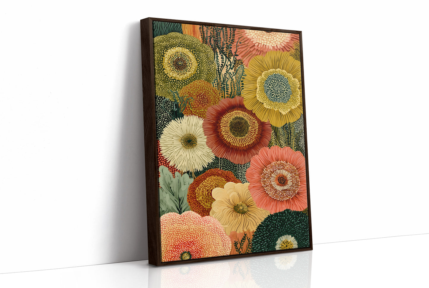 Radiant Zinnia Mosaic Garden