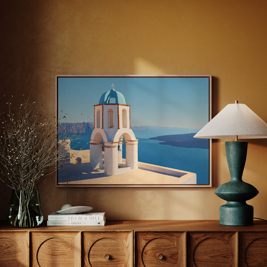 Aegean Light Bathes Sacred Heights