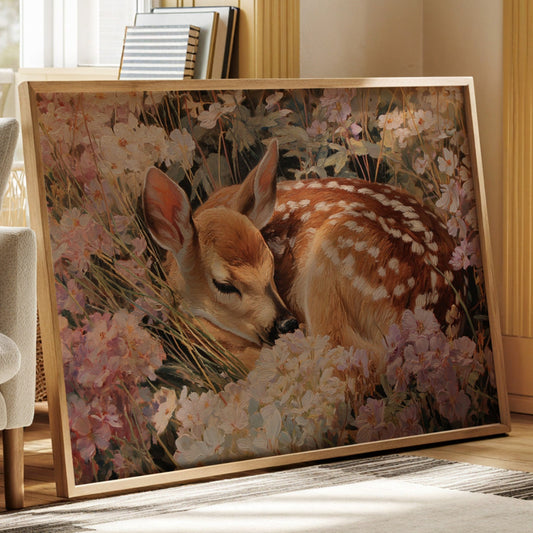 Nestled Among Petals' Embrace