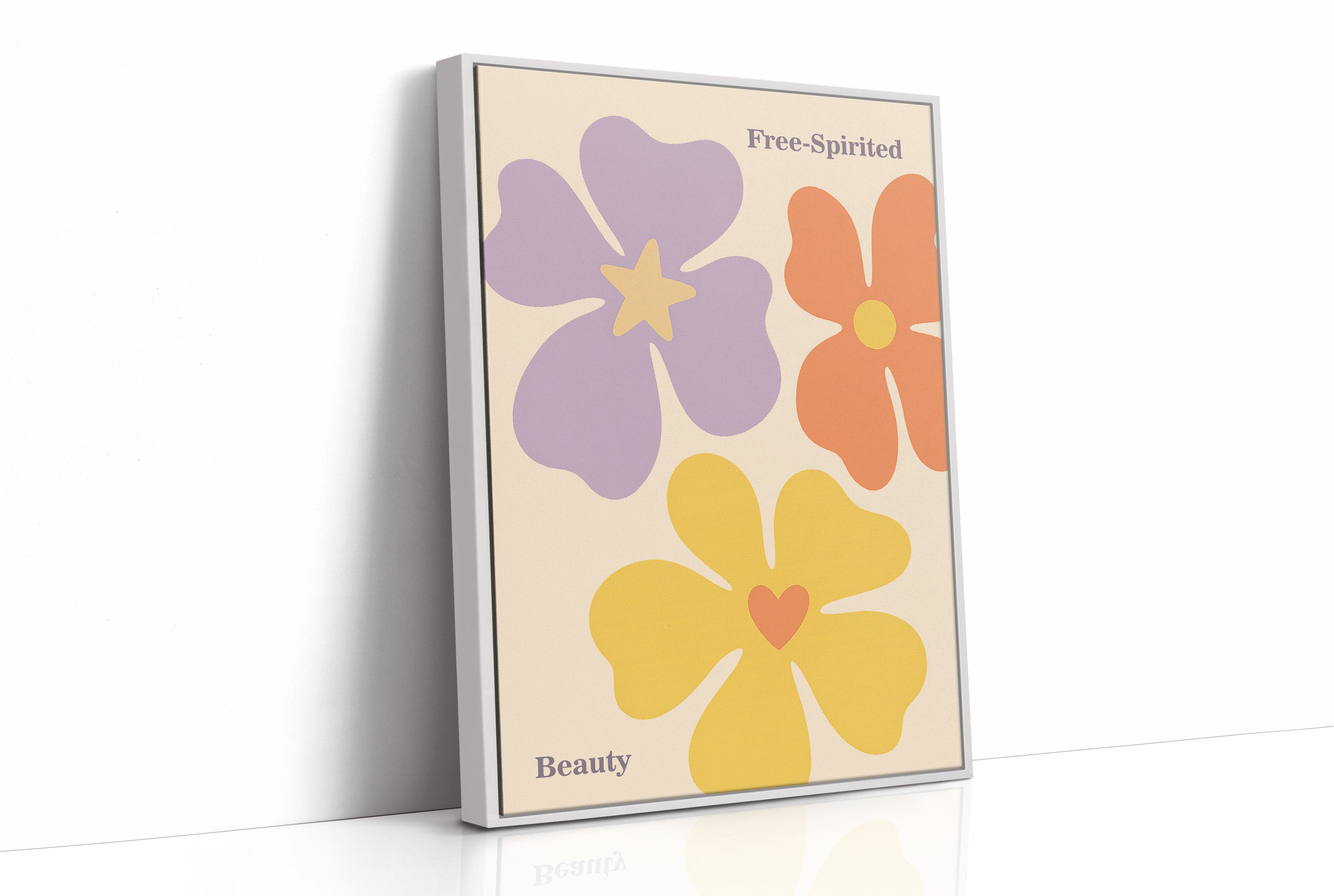 Blossoms of Joy: Retro Floral Symphony