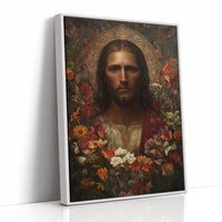 Sacred Blossoms Frame Ancient Grace