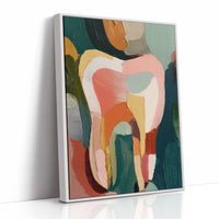 Colors Collide Where Brushstrokes Bend