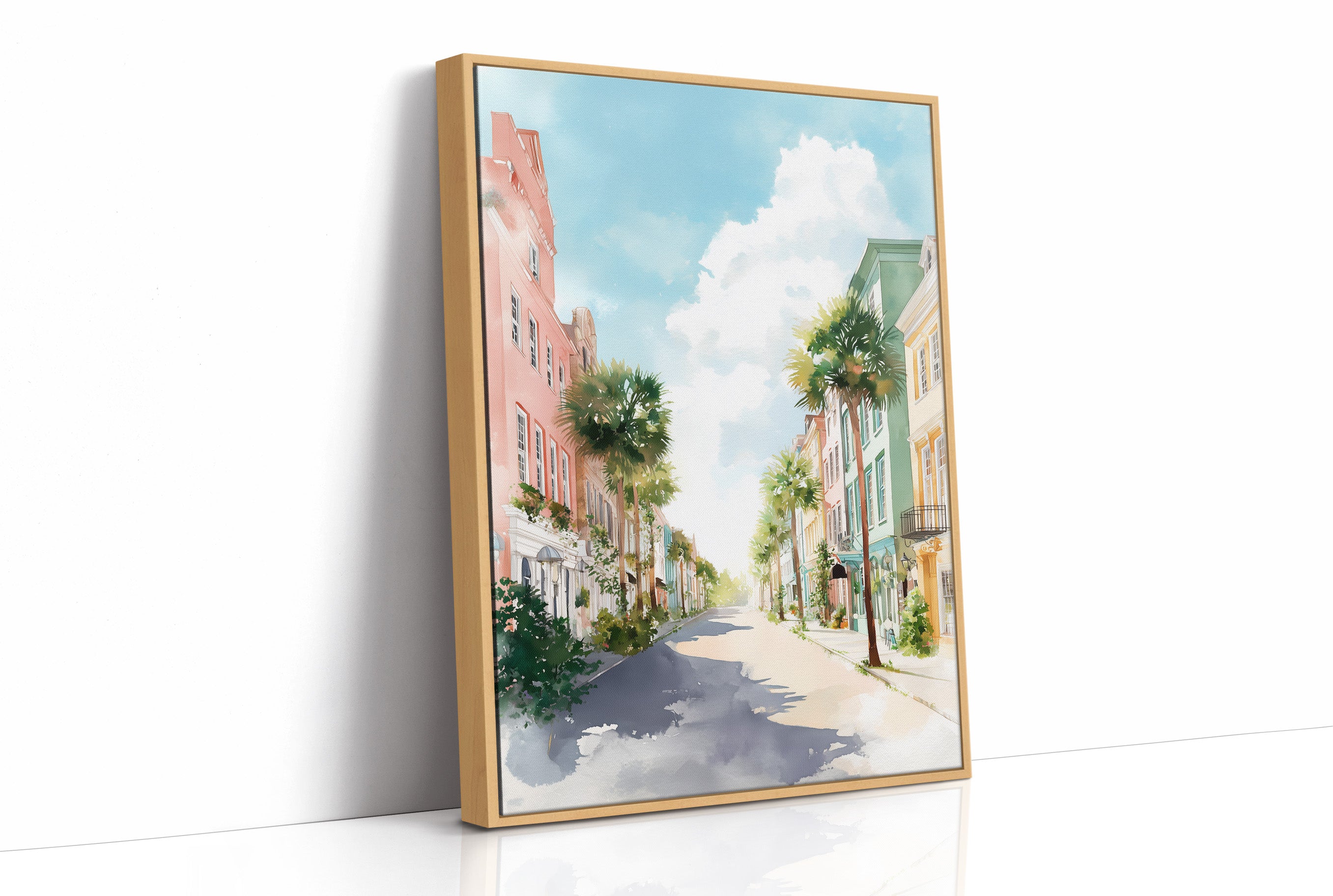 A Sunlit Street of Postcards