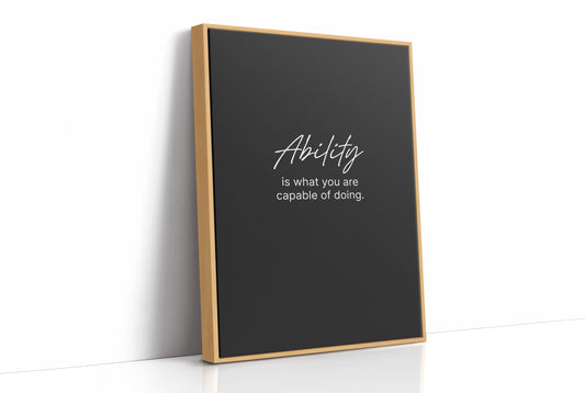 Ability Defines What You Can Do