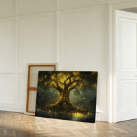 Ancient Light Dances Through Branches