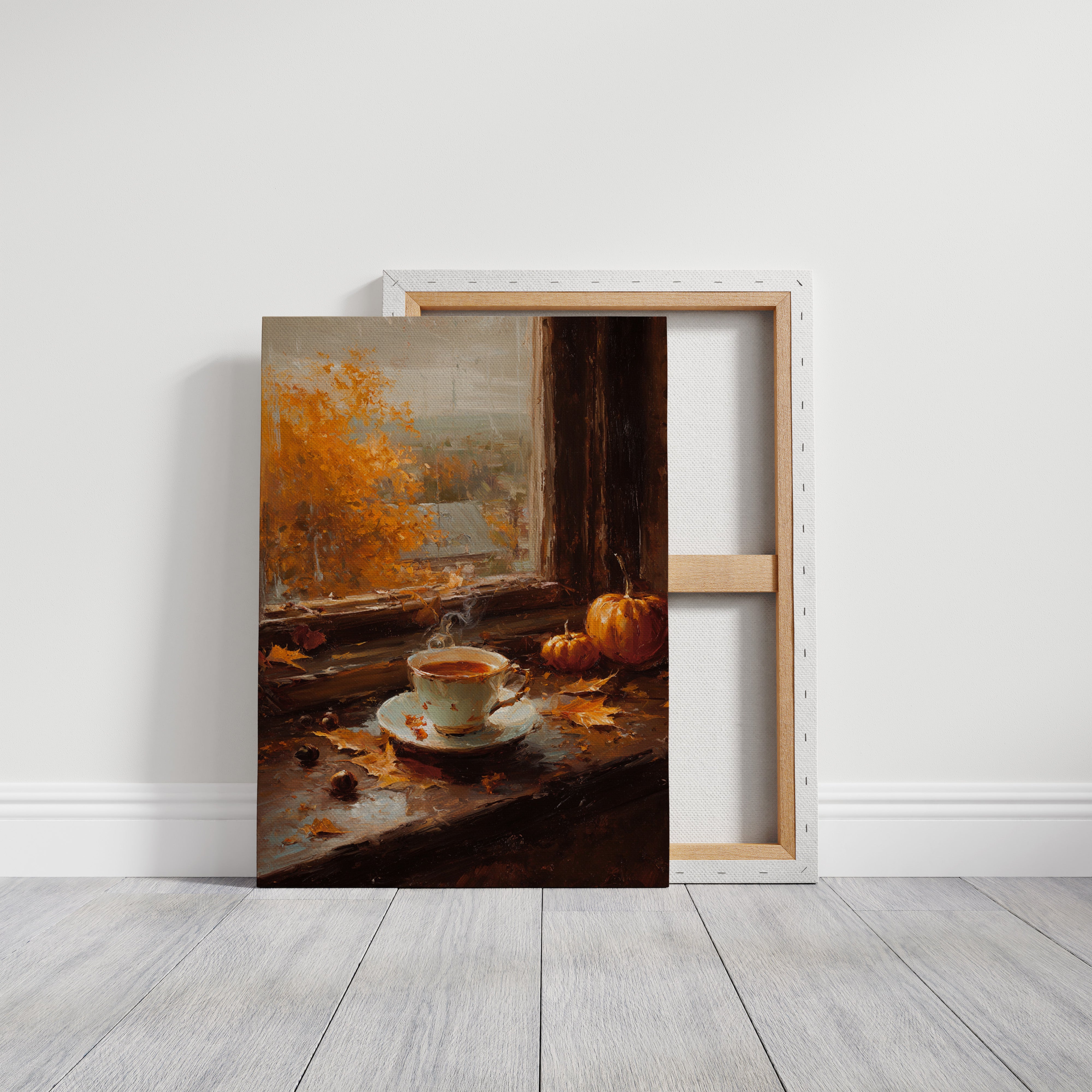 Autumn Sips and Golden Leaves