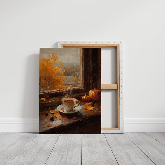 Autumn Sips and Golden Leaves