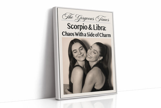 Celestial Harmony: Vintage Magazine Aesthetics