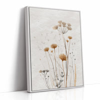 Dried Meadow Blooms Hold November Light