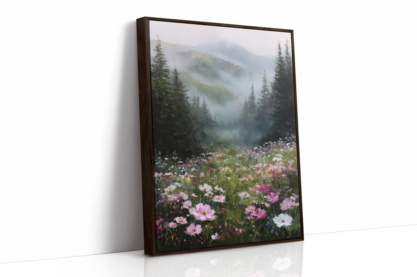 Mountain Meadow Wakes In Pink