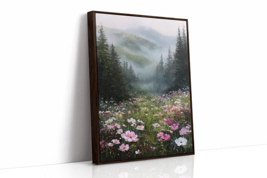 Mountain Meadow Wakes In Pink