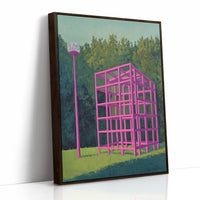 Pink Geometry Dreams In Forest