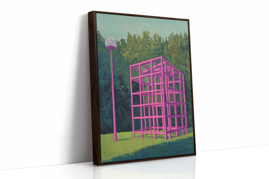 Pink Geometry Dreams In Forest