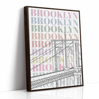 Pastel Stories Cross Brooklyn Bridge