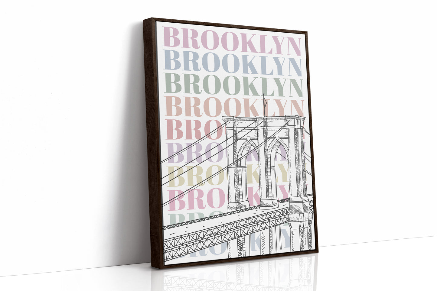 Pastel Stories Cross Brooklyn Bridge