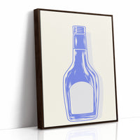 Periwinkle Glass Holds Empty Stories