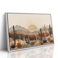 Saguaros Dance At Dawn's First Light