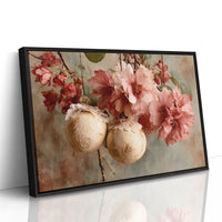 Camellias and Lace-Trimmed Gold