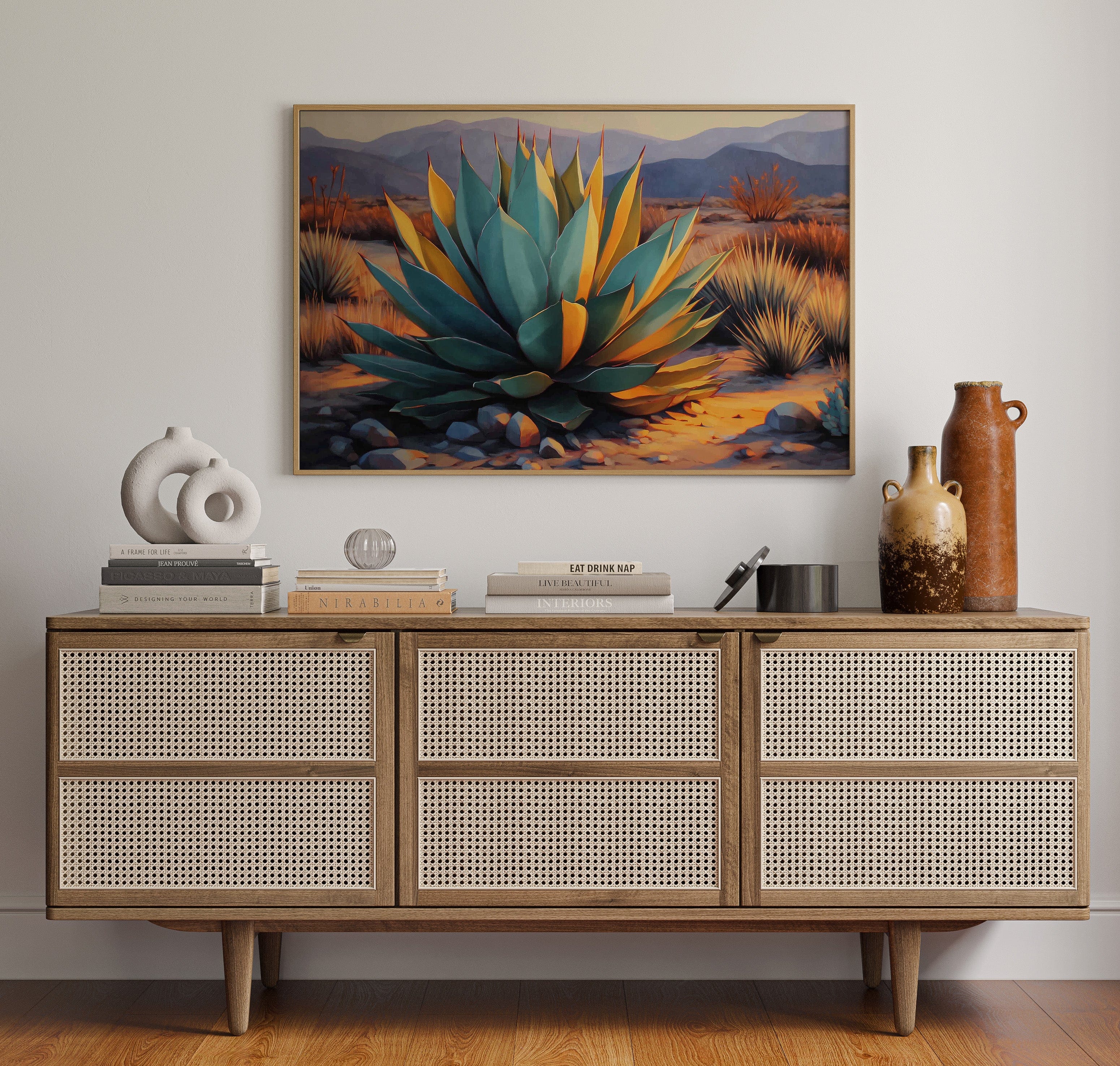 Agave Dances With Desert Light