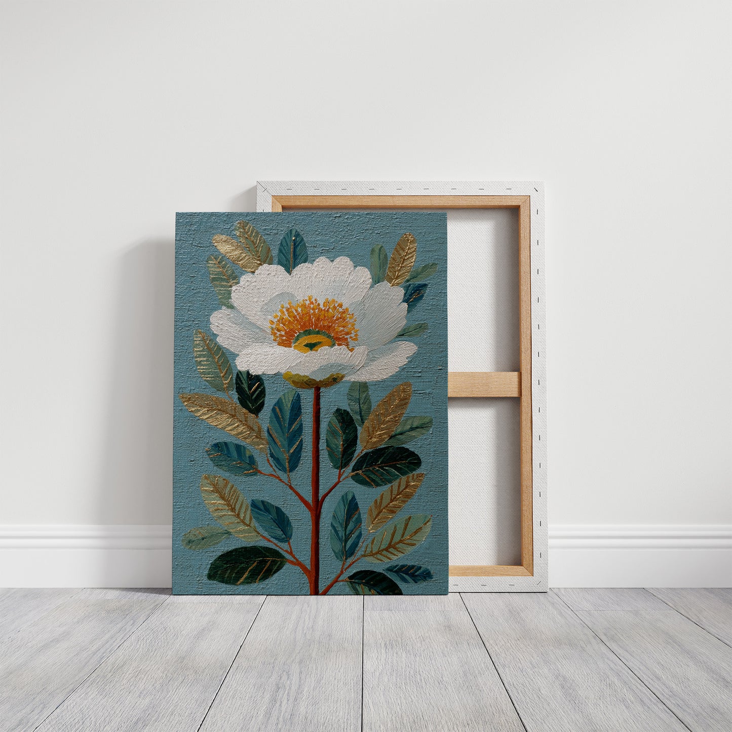 One White Flower, Perfectly Placed