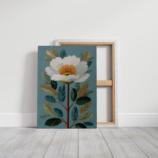 One White Flower, Perfectly Placed
