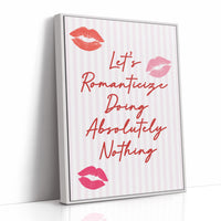 Crimson Confessions Against Pastel Stripes