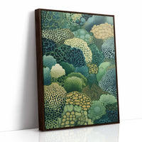 Ocean Forest Blooms In Jade