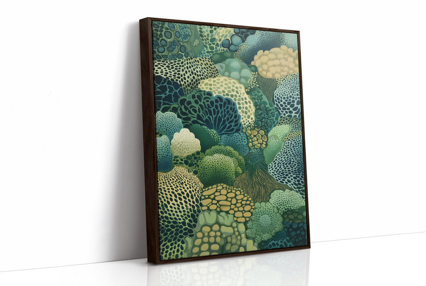 Ocean Forest Blooms In Jade