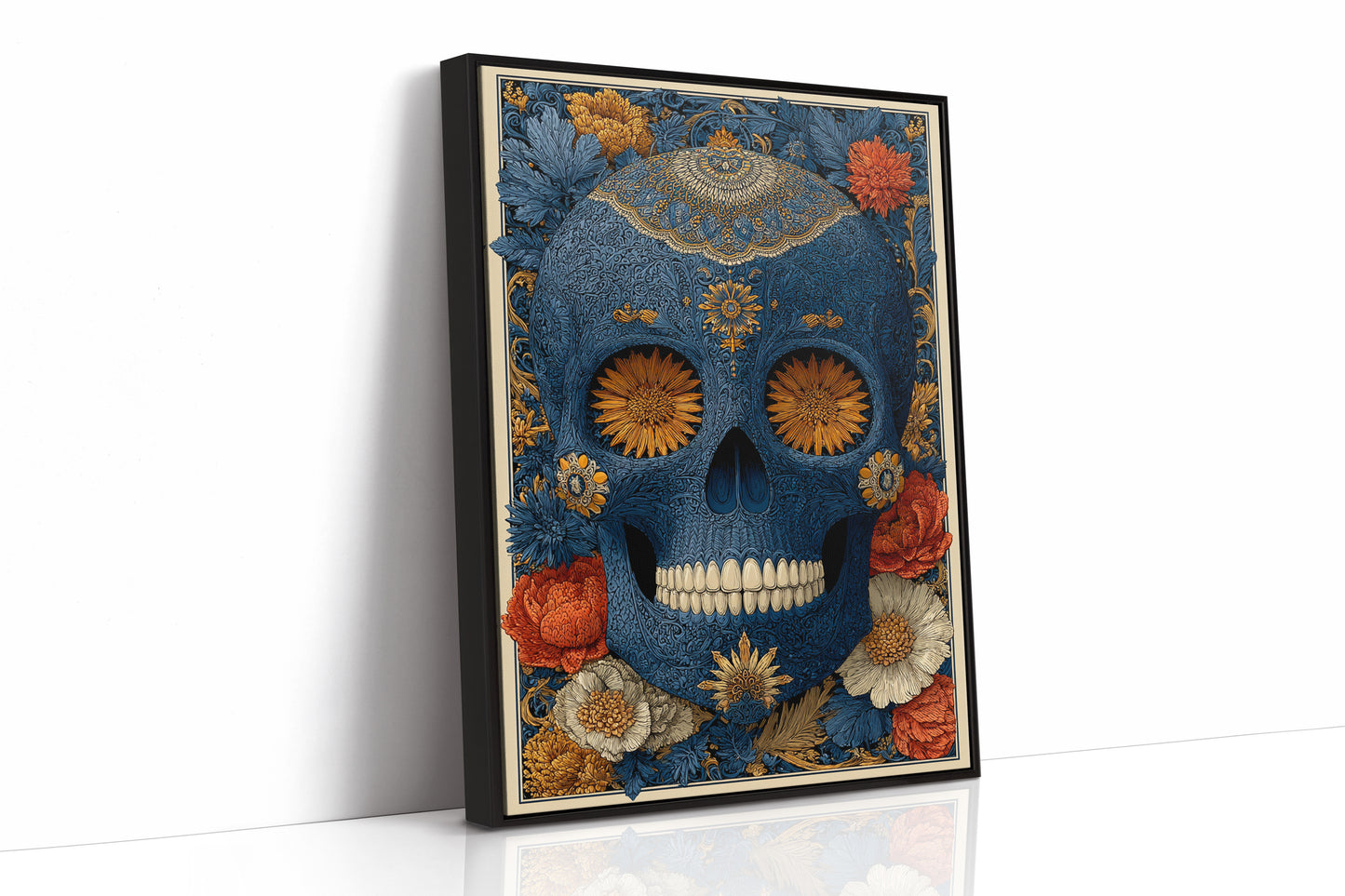 Floral Reverie Beneath Bone