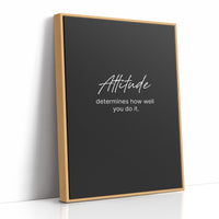 Attitude Determines Everything