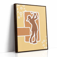 Copper Notes Float Through Golden Air