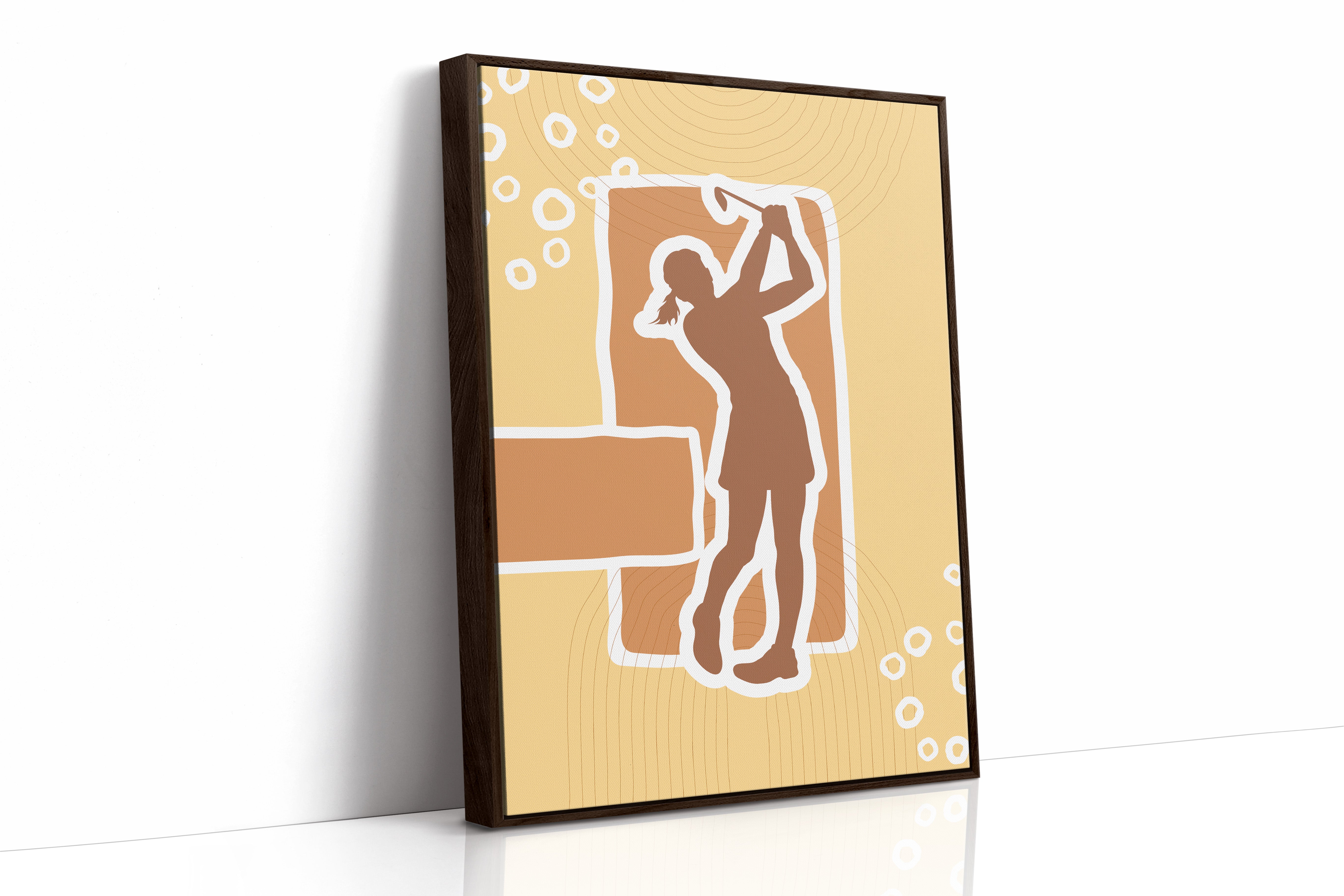 Copper Notes Float Through Golden Air