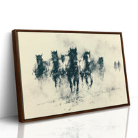 Herd Emerging From the Dust