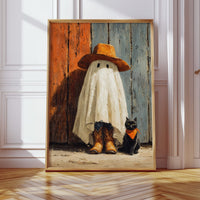 A Ghostly Encounter at Dusk