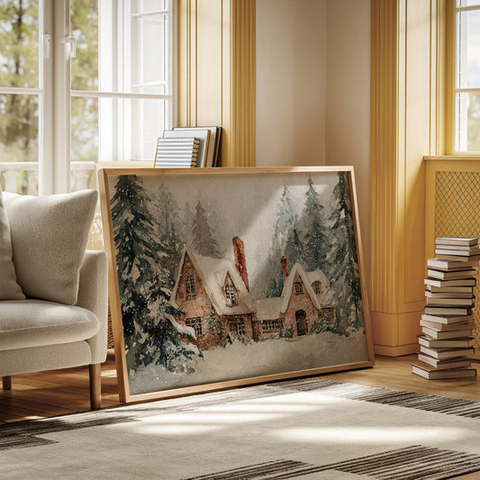 Nestled Beneath Winter's Gaze