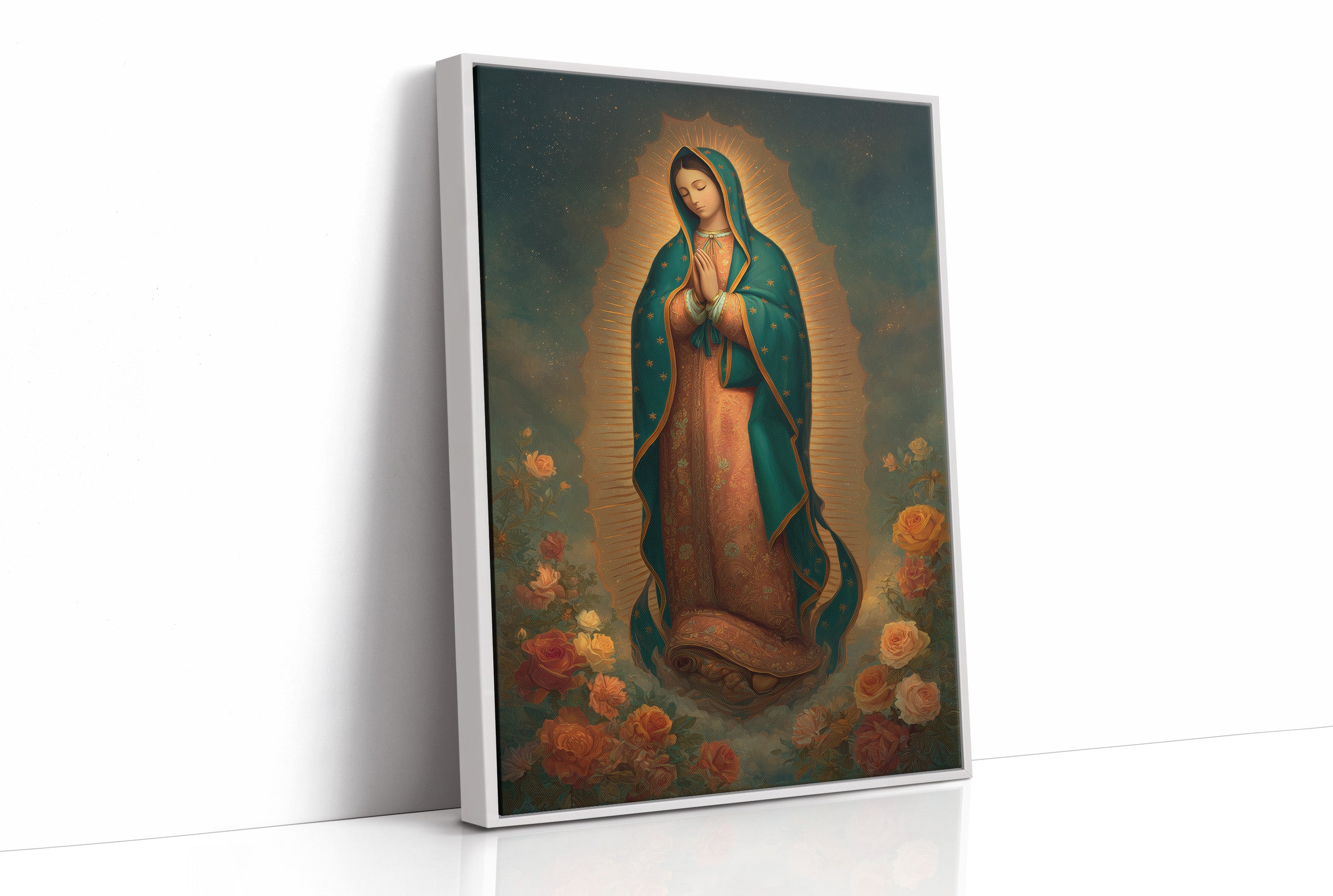 Sacred Glow Among Rose Gardens