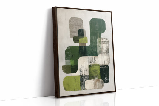 Moss Shapes Dance In Morning Light