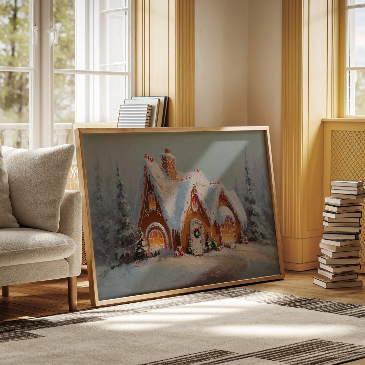 A Cottage Wrapped in Sugar Frosting