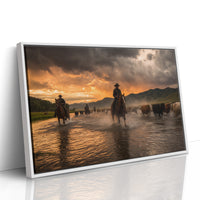 Sunset Waters Guide Cattle Home