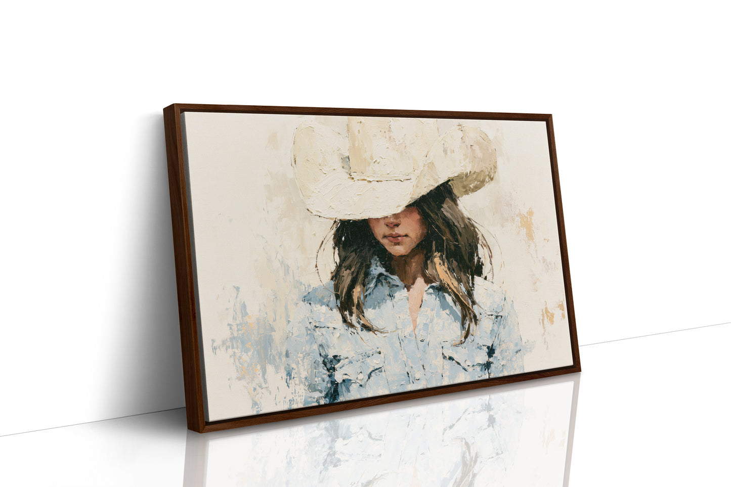 Shadowed Brim, Denim Blue